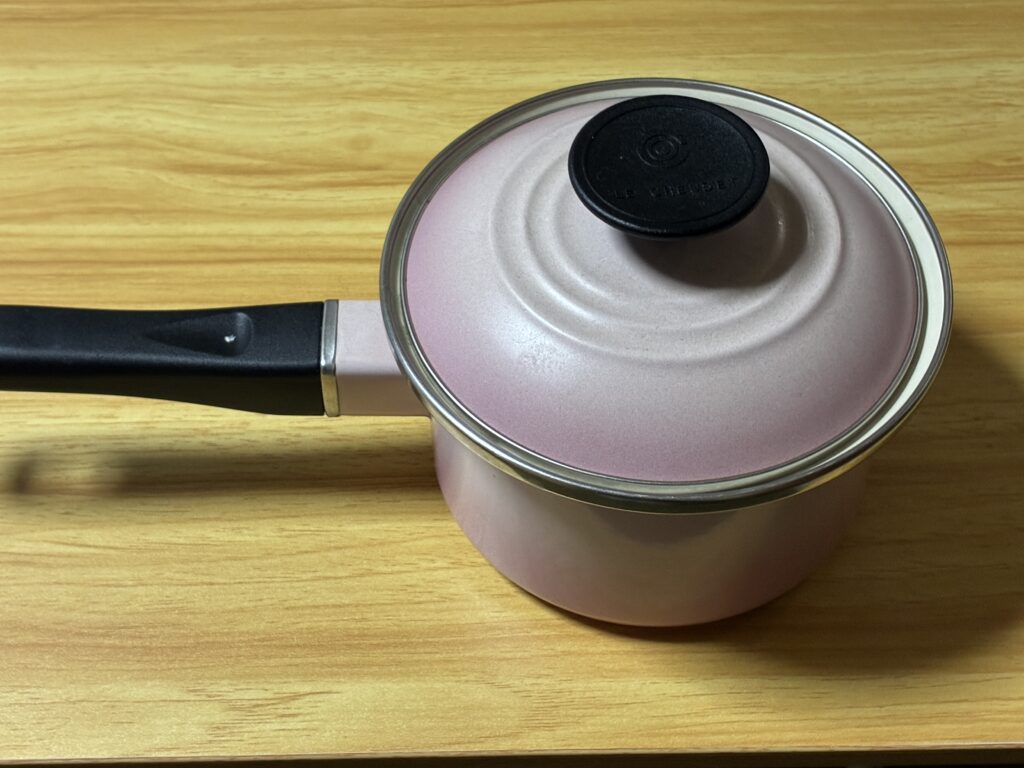 ル・クルーゼソースパン１４cmシェルピンクの画像