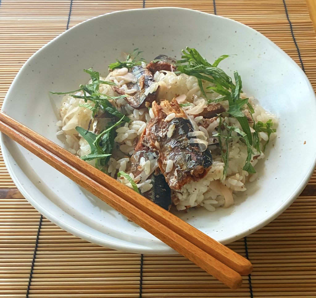 サンマのちらし風混ぜご飯の完成画像